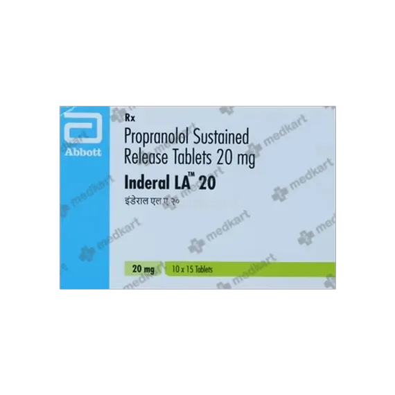 inderal la 20mg tablet 15's
